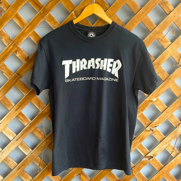thrasher black tee shirt - Picture 1 of 4